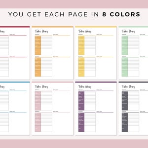 Printable Fabric Library for Quilting and Sewing, Fabric Swatch Tracker ...