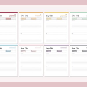 Printable Lawyer Notes, Print at Home Communication Sheet for Attorney ...