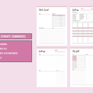 Quilting Planner
