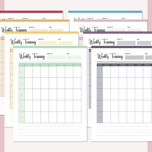 Printable Dog Training Schedule, Puppy Training Planner, Rescue Dog ...