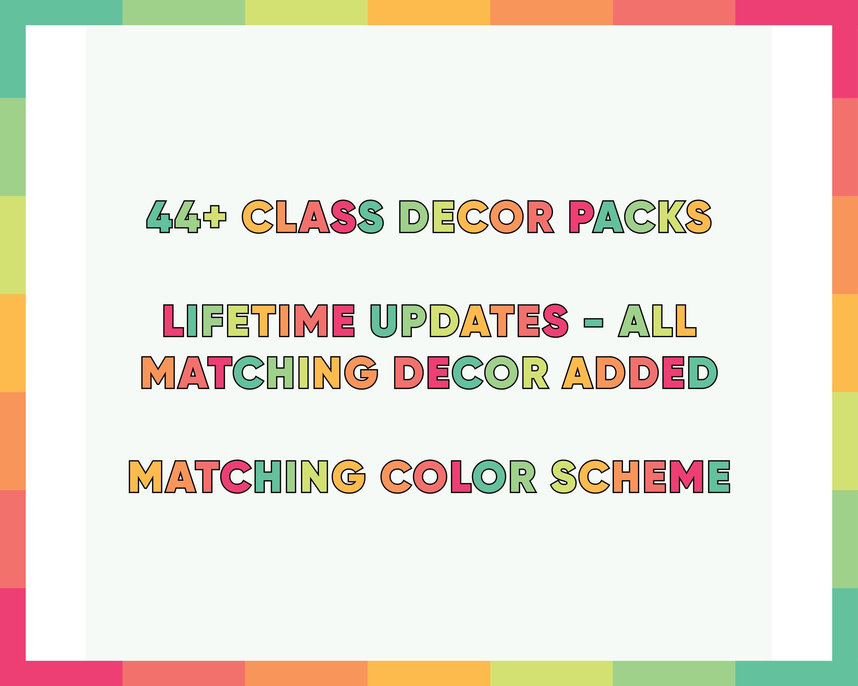 Tropical Classroom Decor Bundle: Printable Teacher Resources (PDF ...