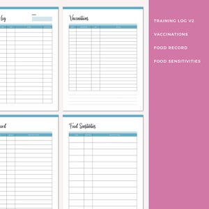 Dog Training Log