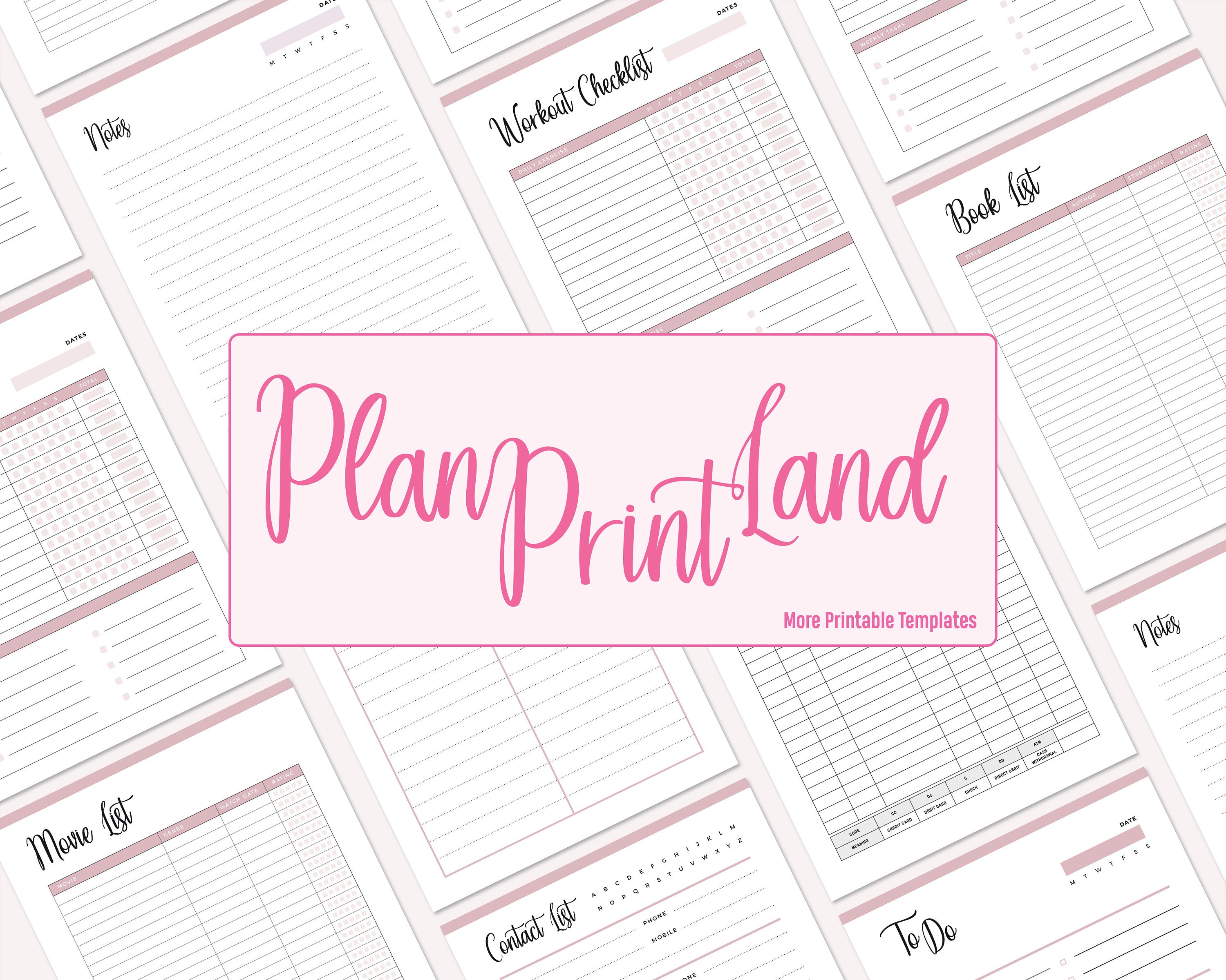 Printable Yoga Sequencing Planner, Yoga Sequence Pages, Yoga