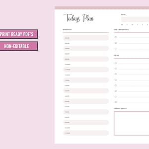 adhd planner printable