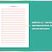 A5 One Line A Day Template, Printable Daily Sentence Tracker, Printable ...