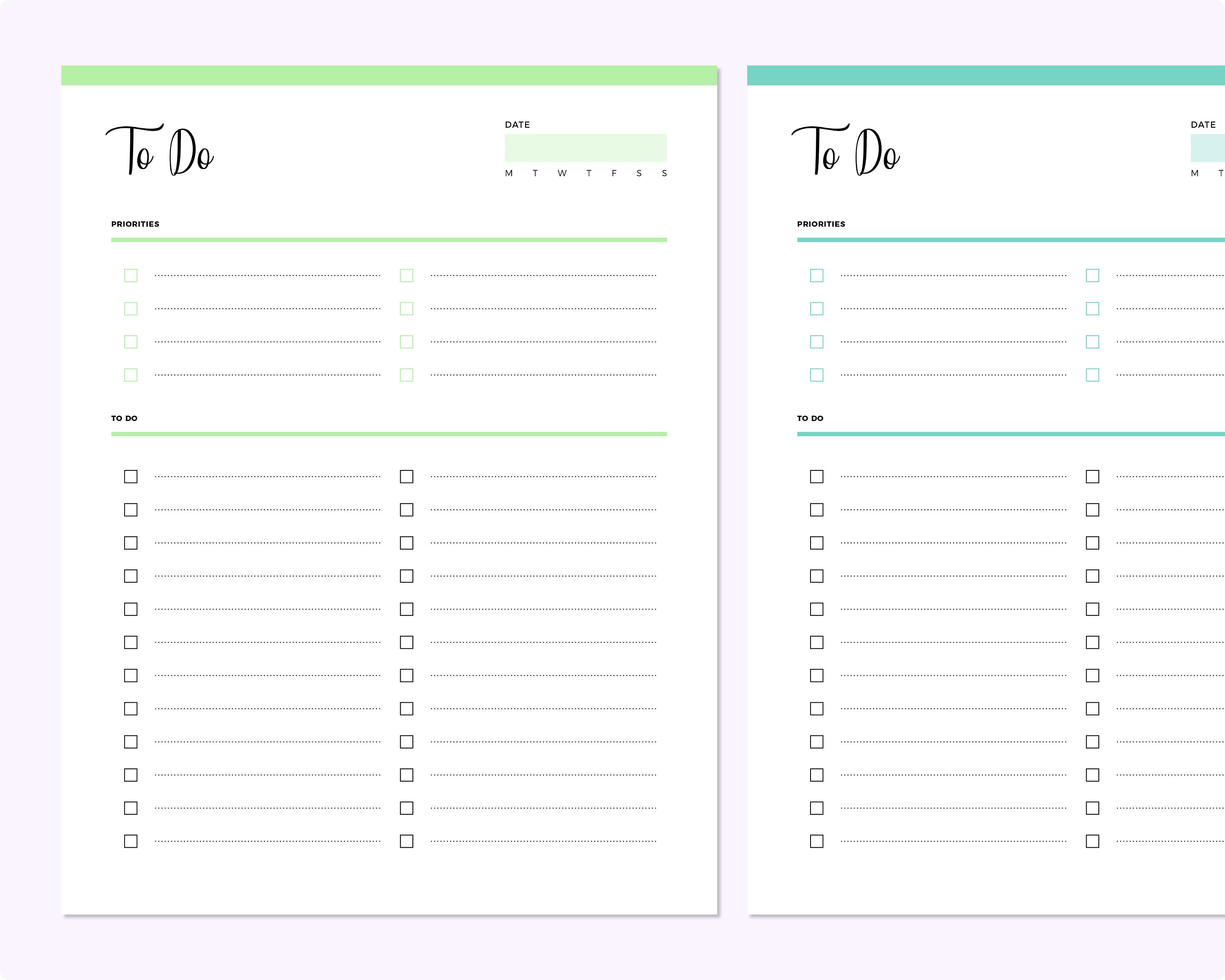 To Do List Printable | A4 & US Letter - Etsy