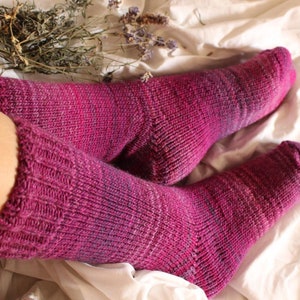 Handmade Wool Socks Warm Winter Socks Great for Hiking Extra Thick Socks Cozy socks lambs wool