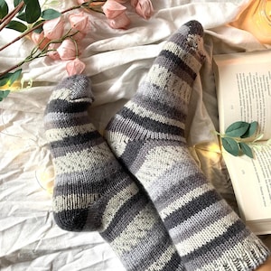 Pure Wool Socks Handmade Wool Socks Warm Winter Socks Great for Hiking socks Extra Thick Socks