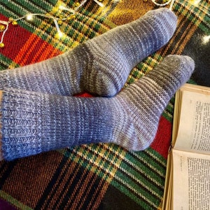 Knitted Wool Socks Winter Socks Great for Hiking Extra Thick Socks Cozy Socks Valentine's day Gift for her