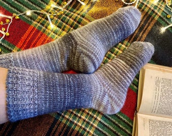 Knitted Wool Socks Winter Socks Great for Hiking Extra Thick Socks Cozy Socks Valentine's day Gift for her