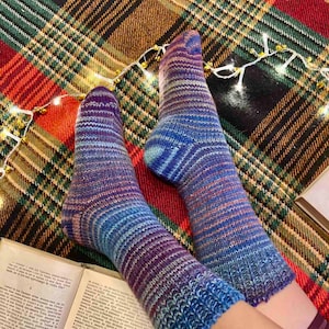 Hand knit wool socks Extra thick socks Handmade wool socks Warm socks for men Cozy socks