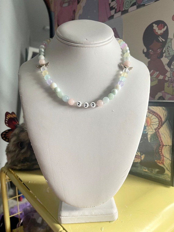 111 Angel Number Choker Necklace 14