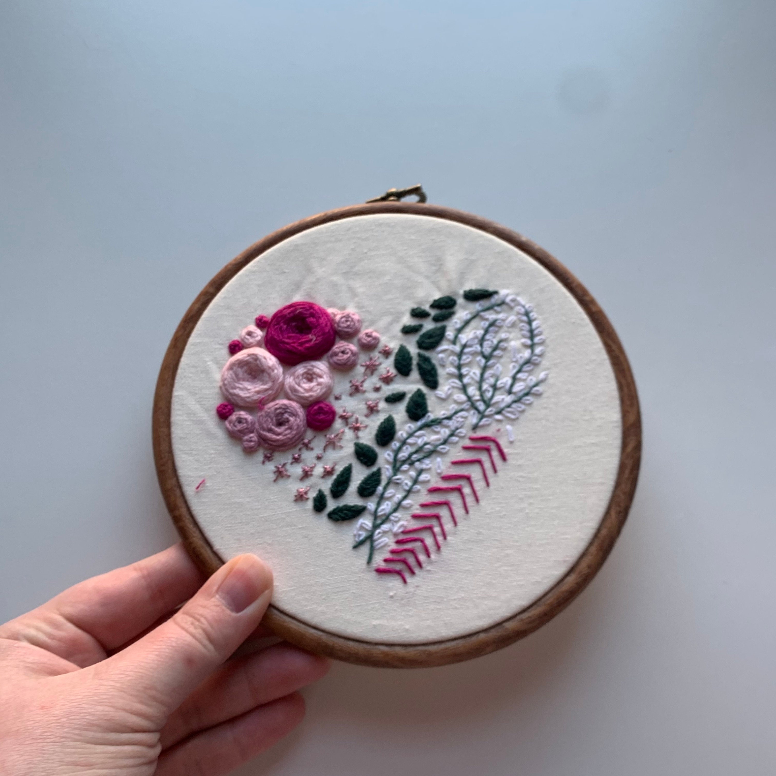 Pattern For Embrou Hand Embroidery Pattern - Embroidery Pattern - Embroidery Designs - PDF ...