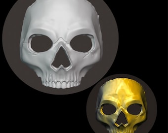 MW 2 Ghost Mask and Ghost Gilded Reaper