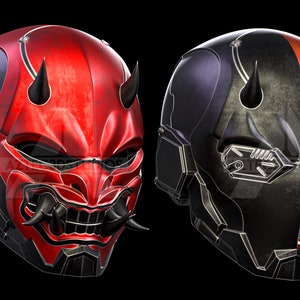 3d Files Oni Deathstroke and Oni Red Hood