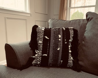 Hand Woven And Hand Made Decorative Pillow Cover