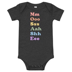 Ling 6 Sounds T-Shirt/baby onesie, audiologist gift, grad school, graduation gift, audiology present, audiology awareness