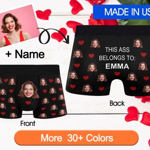 Custom Face Boxer Briefs: Personalized Underwear Gift