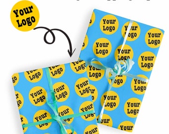 Custom Logo Wrapping Paper, Personalized Gift Wrap