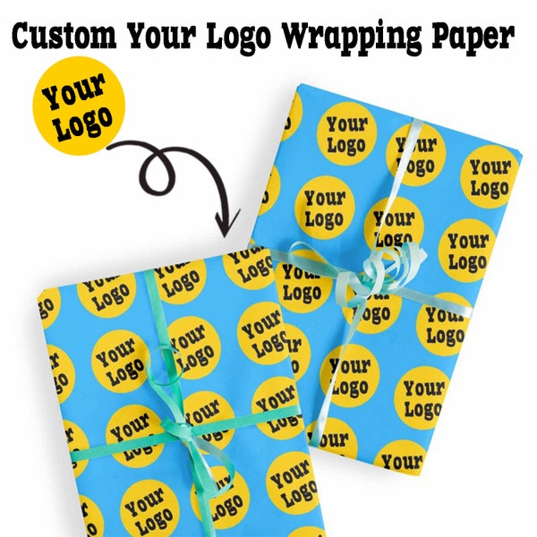 Wrapping Paper With Company Logo Etsy