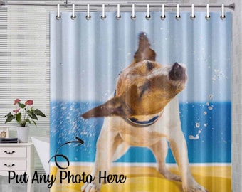 Custom Photo Shower Curtain: Personalized Bathroom Decor