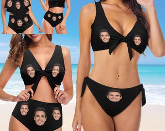 Personalized face Swimsuit, Custom Swimsuit with face, custom bikini with face, Custom Swimwear woman, Bachelorette party, Wedding Gift