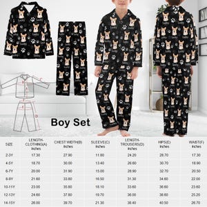 Custom Pet Face Pajamas: Personalized Photo＆Name Pjs Set Boy's Pajama set