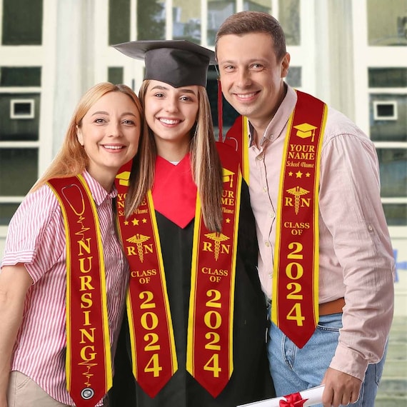 Graduation 2023 Stoles/sash, Personalized Graduation Gift, Mexico