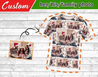 Custom Photo Men's T-Shirt: Personalized All Over Print
