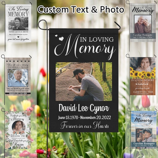 Memorial Flags for Graves - Etsy