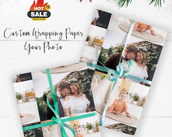 Custom Photo Wrapping Paper, Personalized Gift Wrap