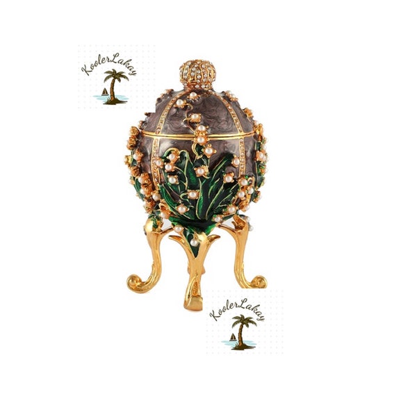 Fabulous Imitations Faberge Eggs Lilies Collection