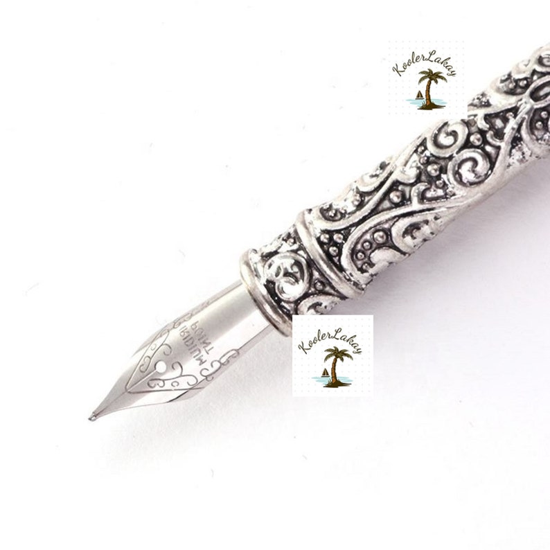 Ink Included Renaissance Quill Pen For Fabulous Calligraphy