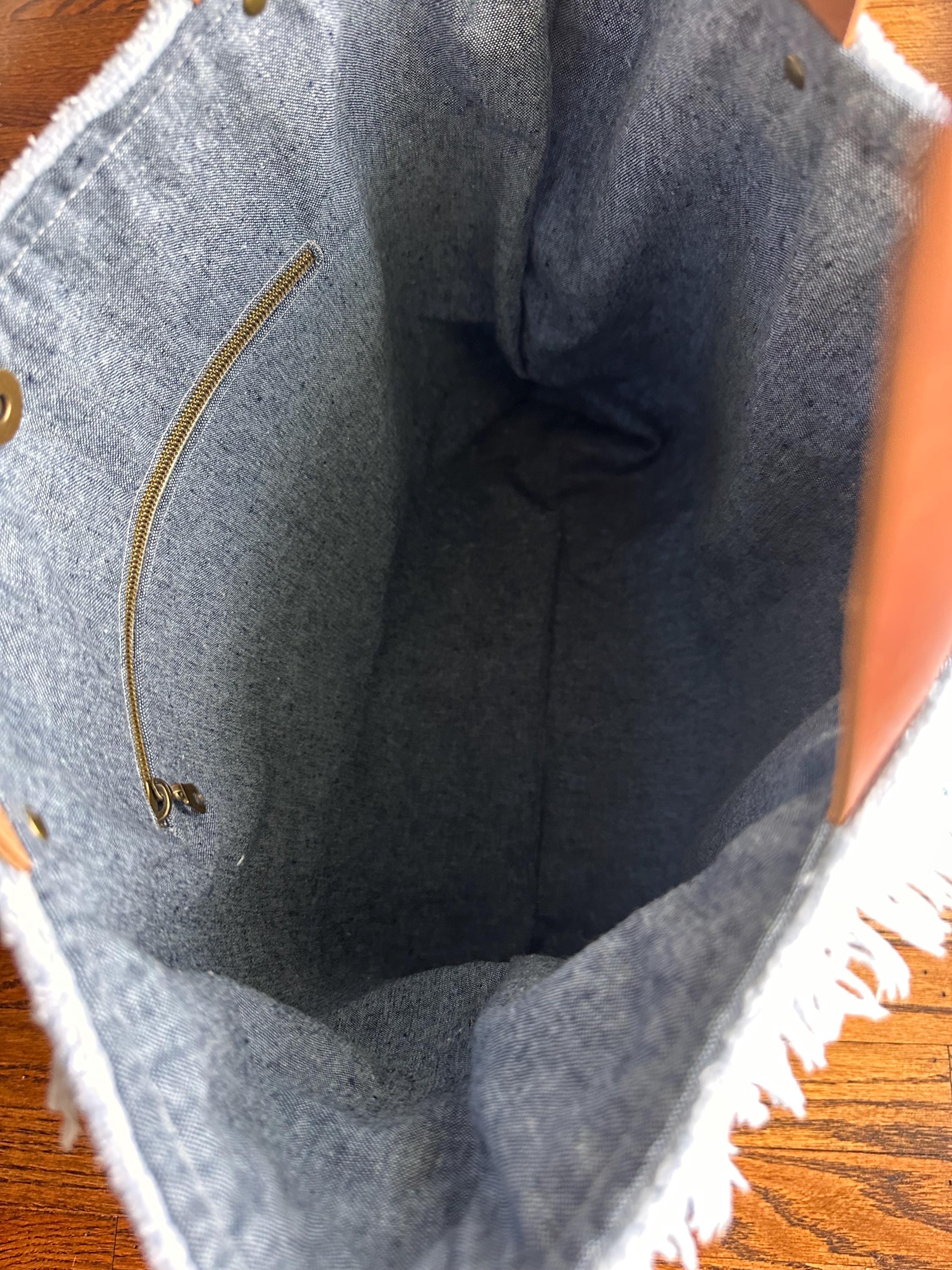 アップサイクルタオルバッグ - トートバッグ - ショルダーバッグ