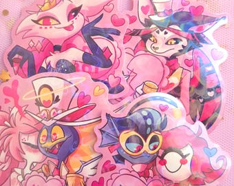 Wave 2 Sinners with Love - Hazbin Hotel Valentines day sticker