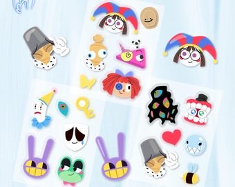 The Amazing Digital epoxy stickers