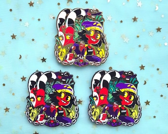 Helluva Boss : Ghost F  kers enamel pins
