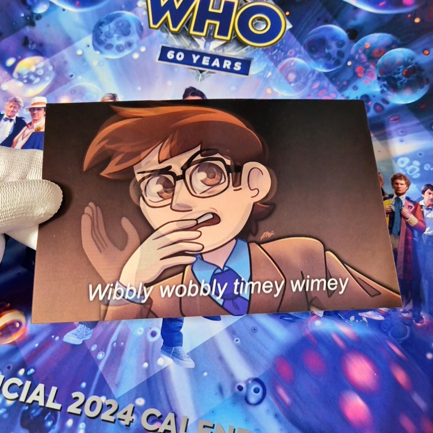 Doctor Who - wibbly Wobbly Timey Wimey Lenticular Card - Etsy
