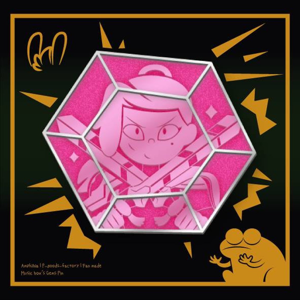 PreOrder Amphibia Music box gem Enamel Pins Set Etsy