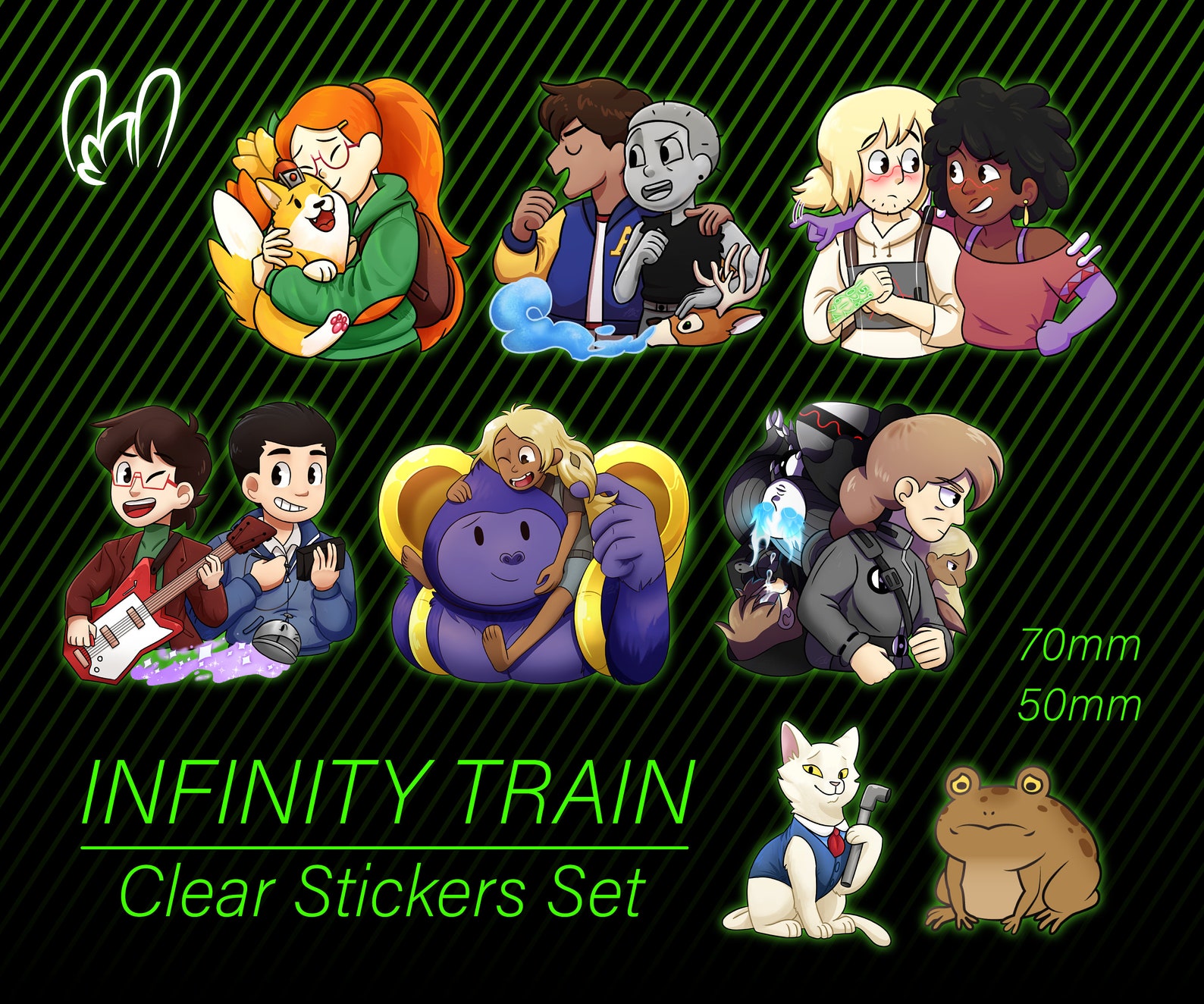 Project Infinity X Sticker Infinity Train : #1 Complete Stickers Set - Etsy