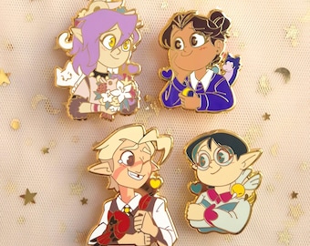 The Owl House - Hearts Together enamel pins and stickers