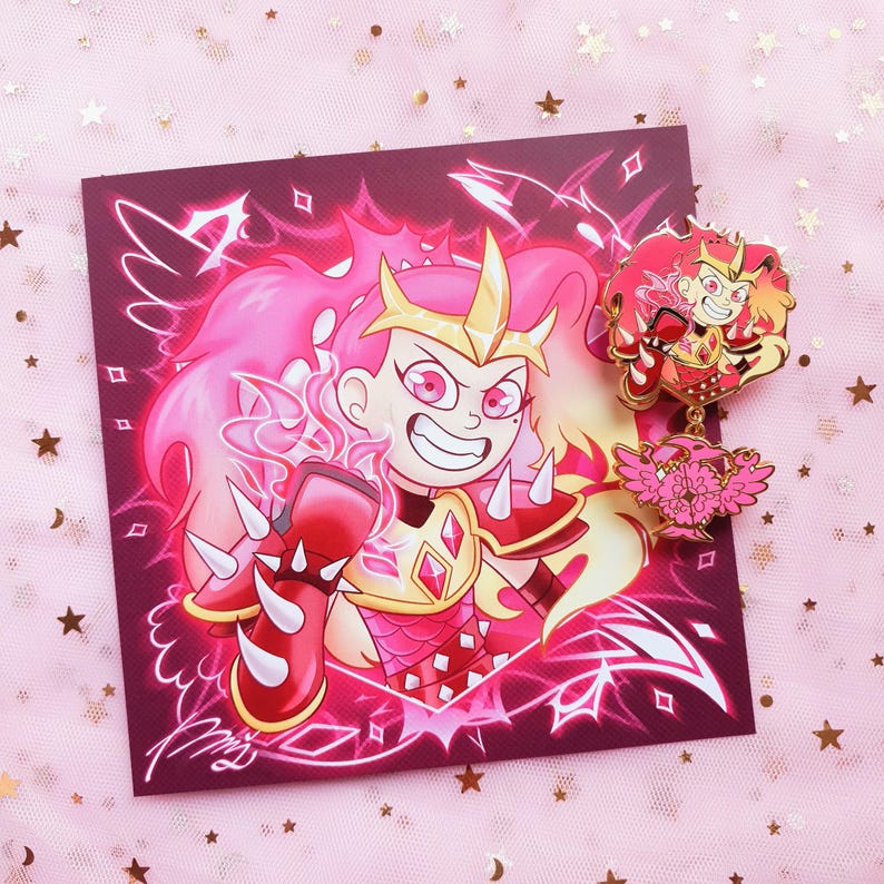 Amphibia Warrior Enamel Pins and Prints Etsy
