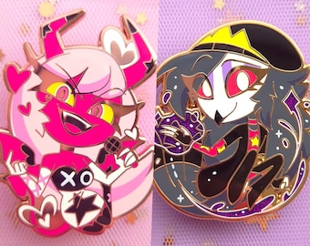 Helluva Boss : Octavia & Verosika enamel pin