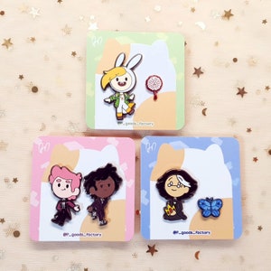 Adventure Time : Fionna and Cake - Enamel pins set