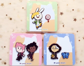 Adventure Time : Fionna and Cake - Enamel pins set