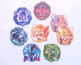 Helluva Boss & Hazbin Hotel : Deadly Sins Stickers