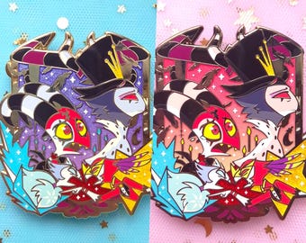 Helluva Boss : Master Mind enamel pins