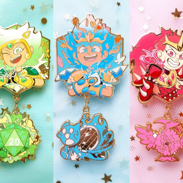 Amphibia : Warriors Enamel Pins