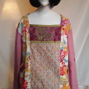 Spring Blouse, Summer Blouse, Easter Blouse, Mother&#39;s Day Gift, One of a Kind Blouse