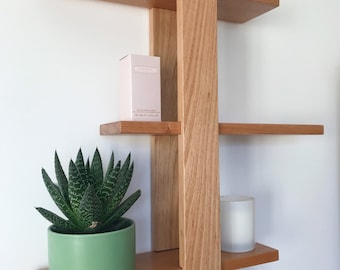 Shifting shelf - Floating shelf - Home Decor - Storage - Tasmanian Oak - Australian Pine - Handmade